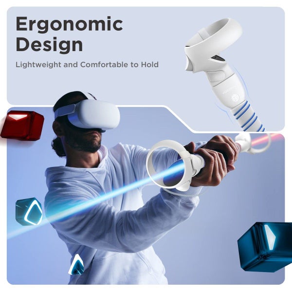 Handle Attachments Compatible with Oculus Quest 2 Controller Accessories Carousel 1
