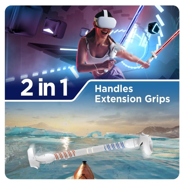 Handle Attachments Compatible with Oculus Quest 2 Controller Accessories Carousel 15