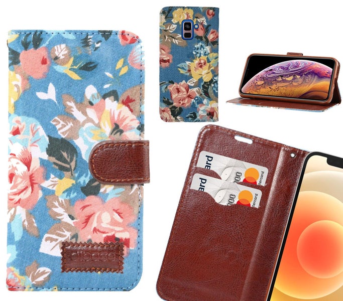 Galaxy A8 PLUS (2018) Case Floral Prints Wallet Case Carousel 1