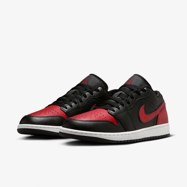 Nike Air Jordan 1 Low AJ1 Bred Men Casual Lifestyle Shoes Sneakers 553558-067 Carousel 16
