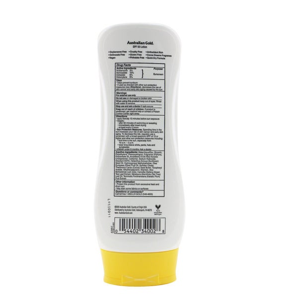AUSTRALIAN GOLD - Lotion Sunscreen SPF 50 (Ultimate Hydration) 237ml/8oz Carousel 3