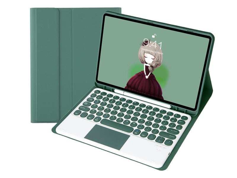 Detachable Wireless Keyboard Case Cover for iPad Pro 11 Inch 2024 with Trackpad Carousel 1