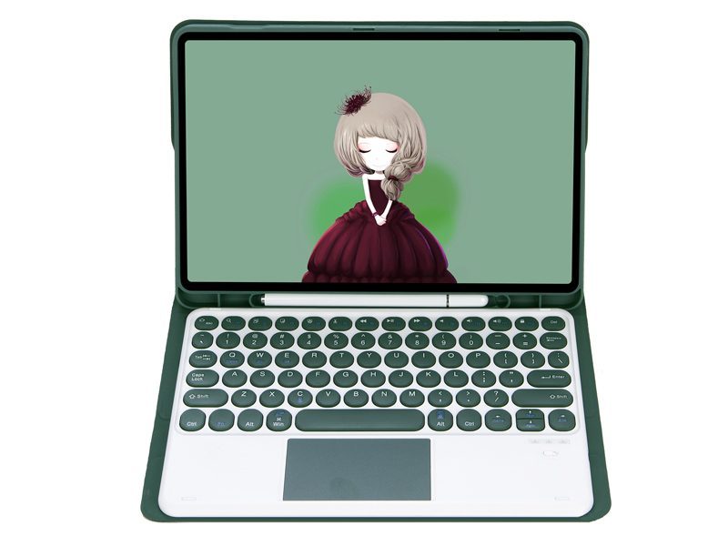 Detachable Wireless Keyboard Case Cover for iPad Pro 11 Inch 2024 with Trackpad Carousel 2