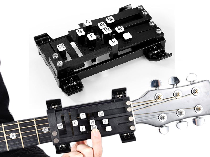 Guitar Chord Presser Pain-Free Guitar Learning Gadget Guitar Aid Trainer Carousel 1