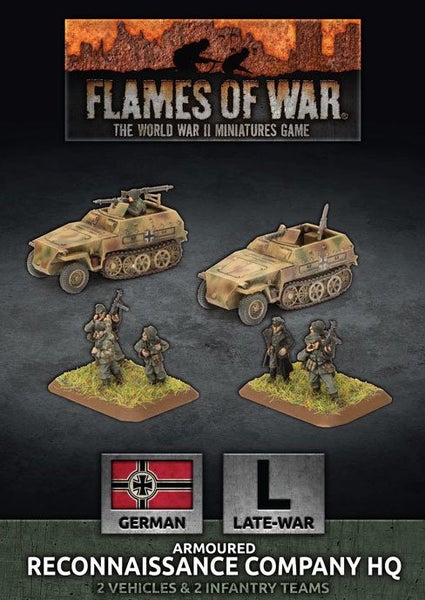 Flames of War: Reconnaissance HQ Platoon (x2) Carousel 1