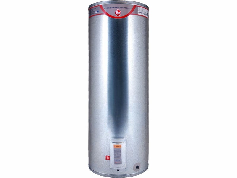 Rheem Mains Pressure Hot Water Cylinder 250L 3KW - indoor - Valve Pack Inc. Carousel 1