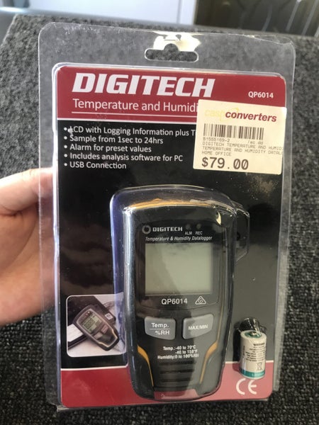 Digitech temperature and humidity data logger Carousel 1