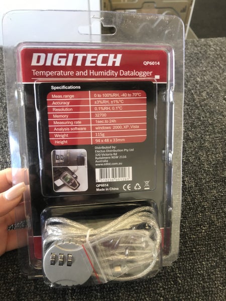 Digitech temperature and humidity data logger Carousel 2