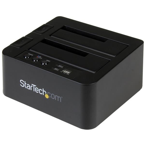 USB 3.1 (10Gbps) Standalone Duplicator Dock for 2.5" & 3.5" SATA SSD/HDD Drives Carousel 1