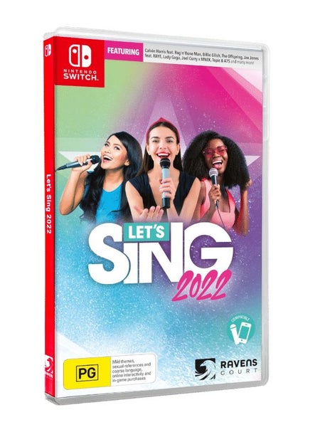 Let's Sing 2022 (Nintendo Switch) *MINT COMPLETE* Carousel 1