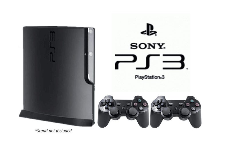 SONY PS3 Slim (160GB) Console + 2 Controllers Carousel 1