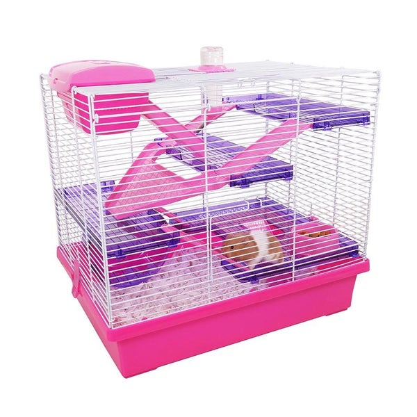 Rosewood Small Animal Homes - Pico XL Pink Carousel 1