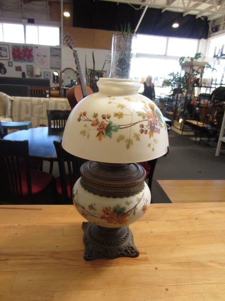 Miller & Rochester Antique Brass Oil/Kerosene Lamp Carousel 2