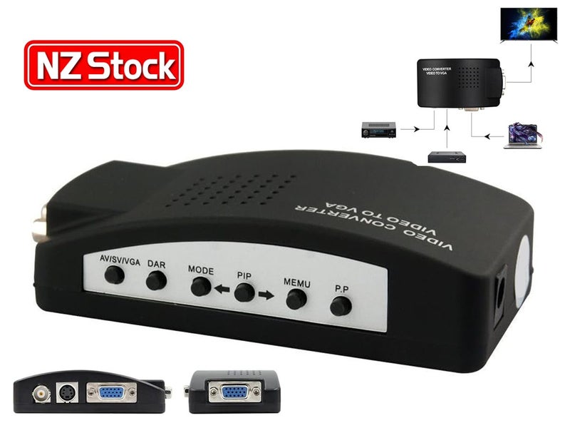 New BNC to VGA Composite Video Converter on Afterpay Carousel 1
