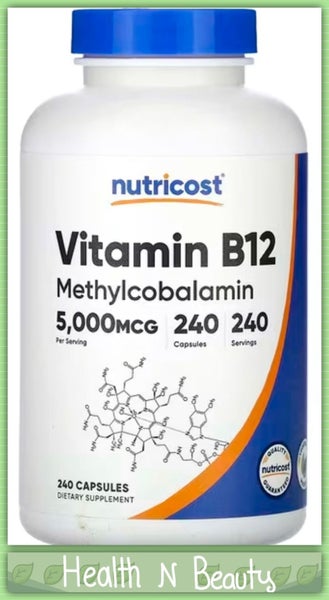 METHYLCOBALAMIN B12 5000 mcg 240 CAPS - E0927 Carousel 1