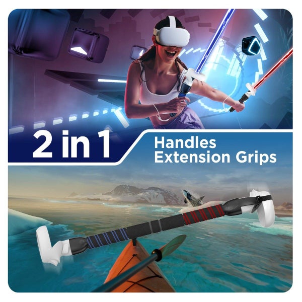Handle Attachments Compatible with Oculus Quest 2 Controller Accessories Carousel 16