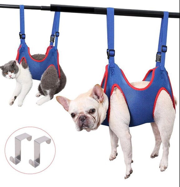 Dog Grooming Hammock, Cat Hanging Harness Cat Grooming Sling Holder Carousel 1