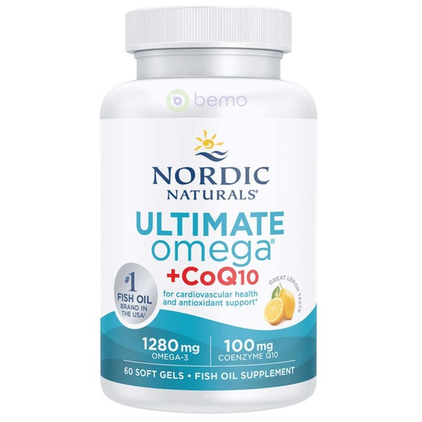Nordic Naturals, Ultimate Omega + CoQ10, 60 Softgels Carousel 1