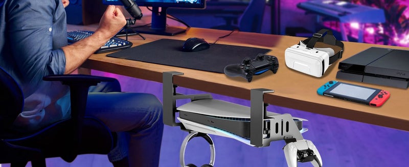 Metal PS5 Stand Horizontal Carousel 1