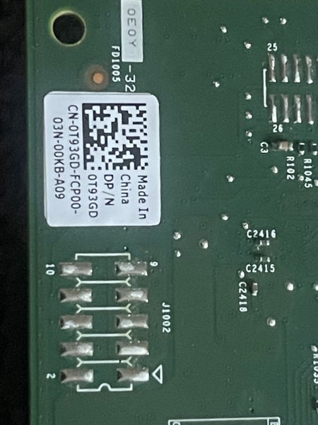 Dell 12Gb 2-port External SAS HBA Adapter dp/n:0t93gd Carousel 2