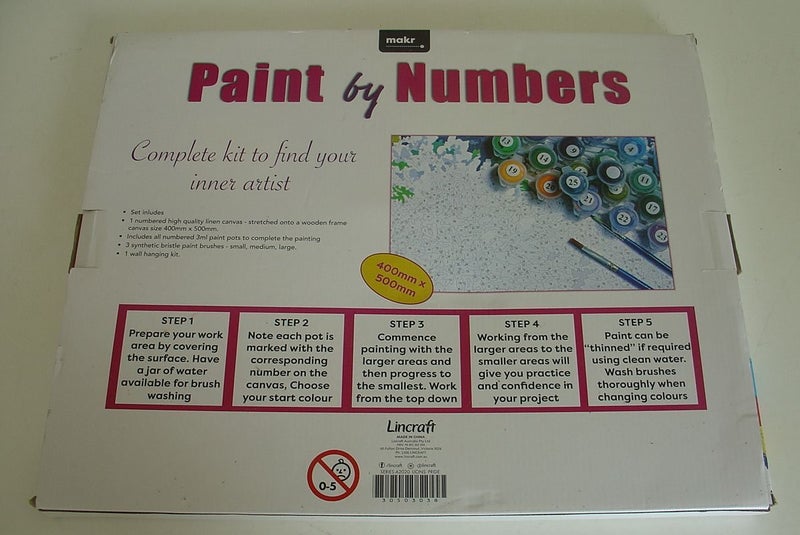Lions Large Paint by Numbers Painting Carousel 2