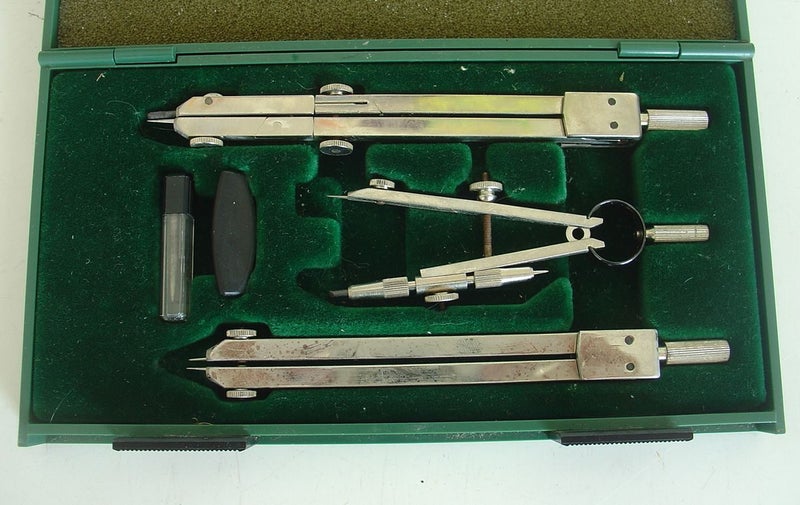 Vintage Drawing Instrument Set Carousel 1