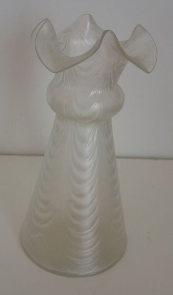Austrian Art Nouveau Loetz Style Glass Vase Carousel 1