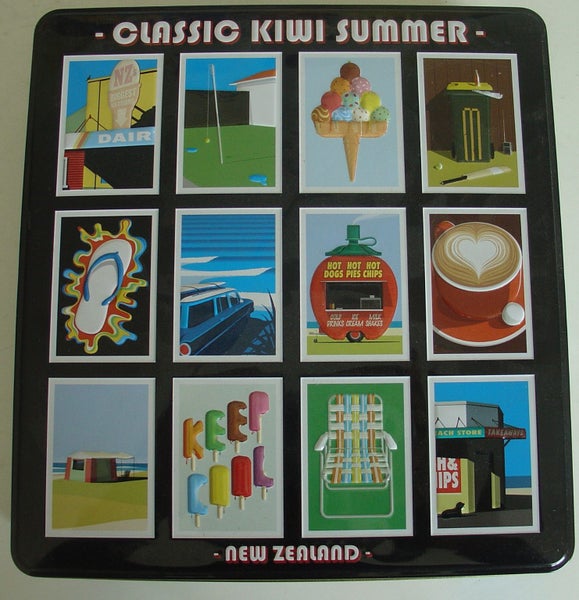 Kiwi Summer on a Tin x 4 Full of NZ Summer Sun Carousel 2