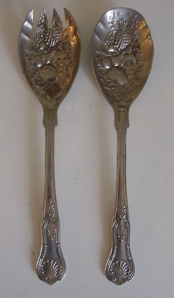Vintage Antique Style Berry Spoons Carousel 1