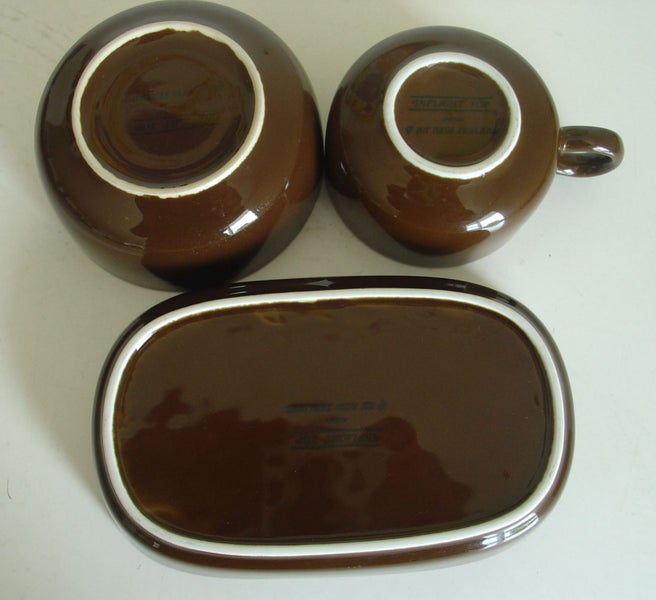 Air New Zealand Vintage 1970s Crockery CupBowDish Carousel 8