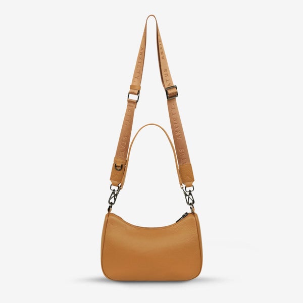 Status Anxiety Look Both Ways Bag - Tan Carousel 2