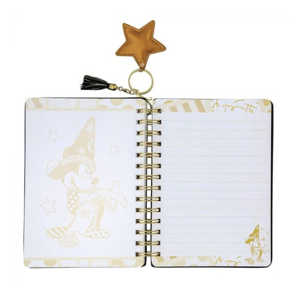 Disney by Britto Midas Faux Leather Notebook - Sorcerer Mickey Carousel 2