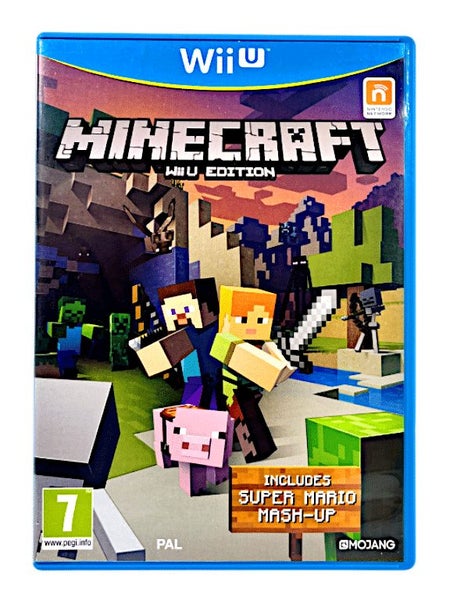 MINECRAFT (Wii U MARIO Edition) *MINT COMPLETE* Carousel 2