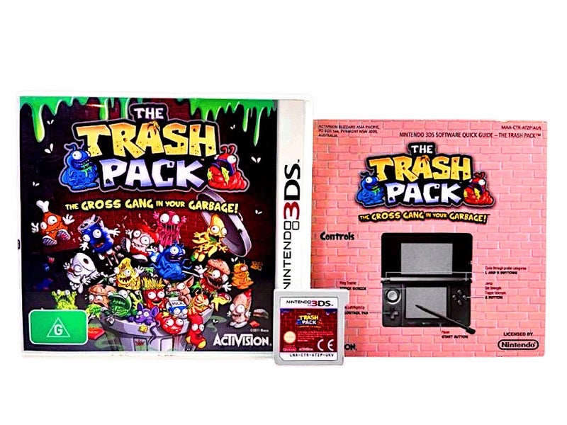 The TRASH PACK (3DS) *MINT COMPLETE* Carousel 1