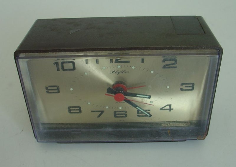 Mid Century Made In Japan Battery Alarm Clock Carousel 2