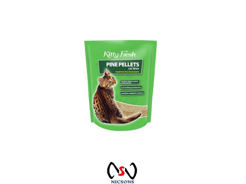 Kitty Fresh Pine Pellets Cat Litter 10L Carousel 1