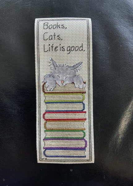 "Cats” - Cross Stitch Bookmarks Carousel 1