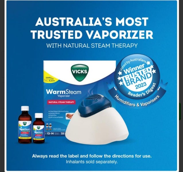 BRAND NEW - Warm Steam Vicks Vaporizer - Natural Steam Therapy - RRP $113.99 Carousel 2