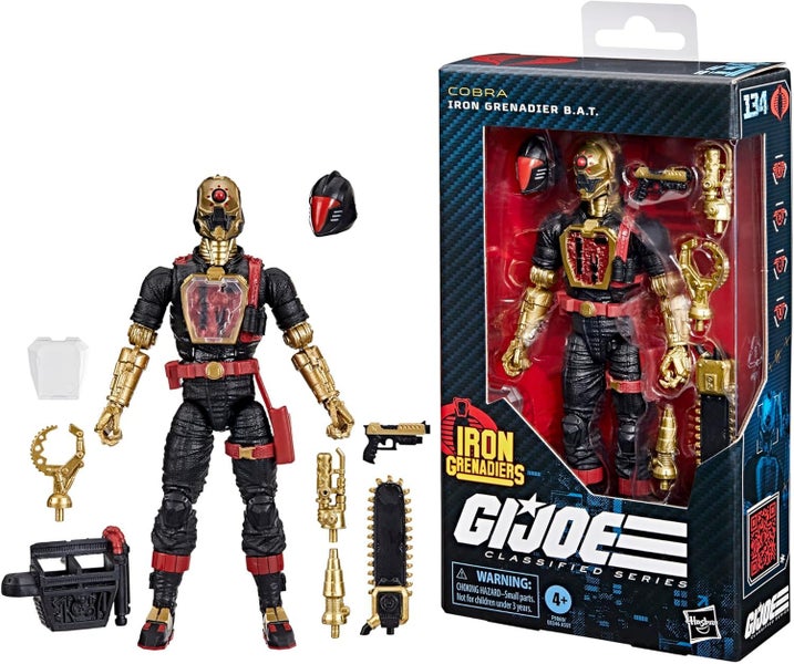 G.I. Joe Classified Series #134 - Iron Grenadier B.A.T. Action Figure Carousel 1