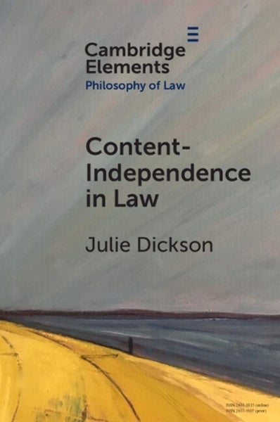 Content-Independence in Law by Julie Dickson - Paperback Carousel 1