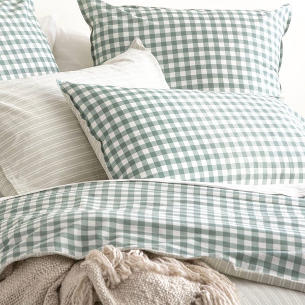 Vintage washed cotton Alison Quilt cover set Forest Carousel 2