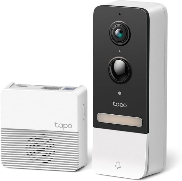 TP-Link tapo Battery Video Doorbell Camera Kit IP64 with LED light and indoor... Carousel 1