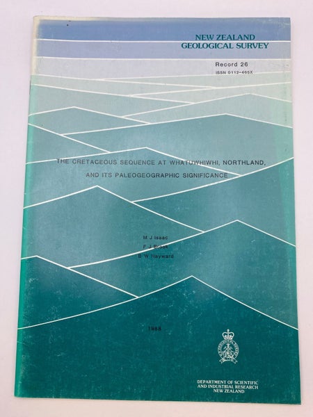 The Cretaceous sequence at Whatuwhiwhi Northland and its paleographic signifi...64456219133314110