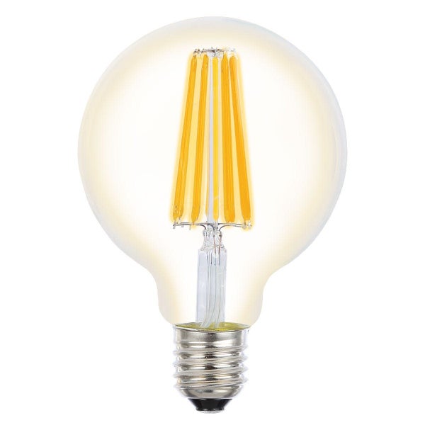 8W E27 Dimmable LED G95 Spherical Globe - 2700K Warm White Carousel 1