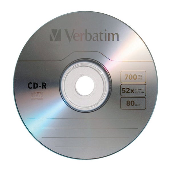 Verbatim CD-R 700MB 10Pk Slim Case 52x Carousel 2