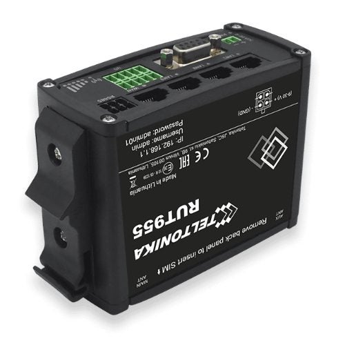 Teltonika v6 Compact DIN Rail Mounting Kit - Compatible with all Teltonika RUT a Carousel 3