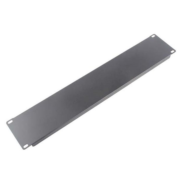LDR 2U 19' Blanking Panel - Rack Mountable 19' - Black Metal Construction Carousel 1