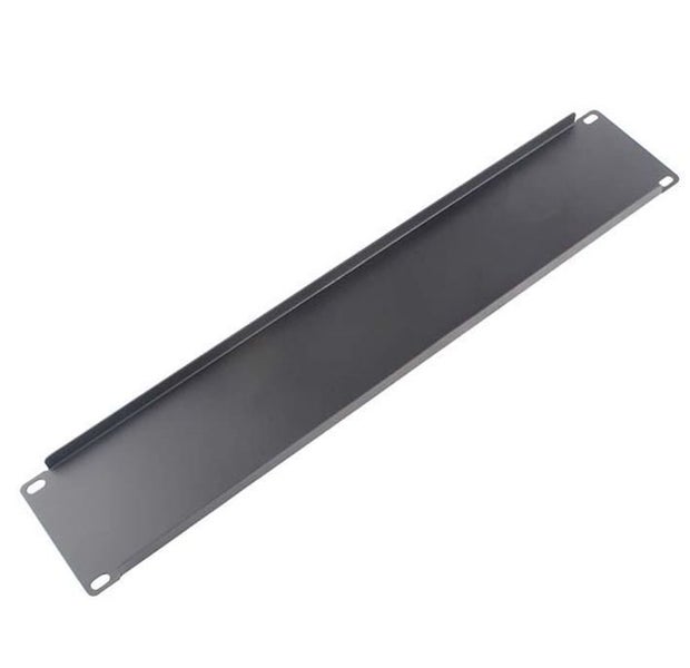 LDR 2U 19' Blanking Panel - Rack Mountable 19' - Black Metal Construction Carousel 2