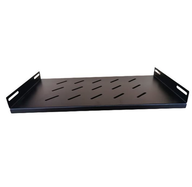 LDR Fixed 1U 275mm Deep Shelf Recommended for 19' 450/550mm Deep Cabinet - Black Carousel 1