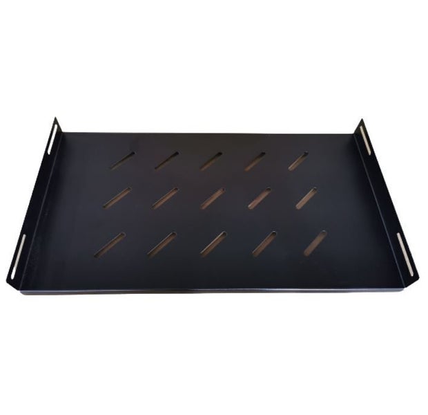 LDR Fixed 1U 275mm Deep Shelf Recommended for 19' 450/550mm Deep Cabinet - Black Carousel 2